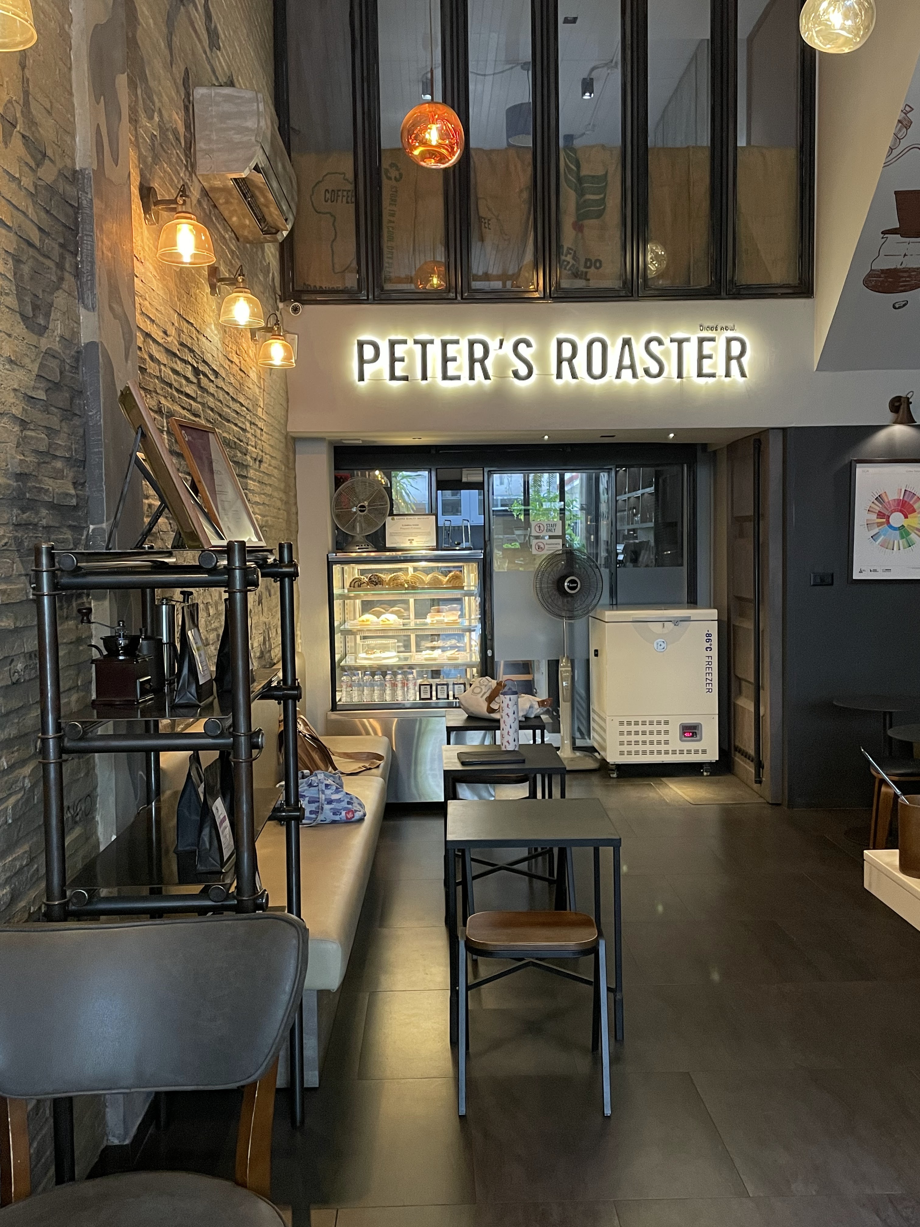 Peter's coffee roaster
