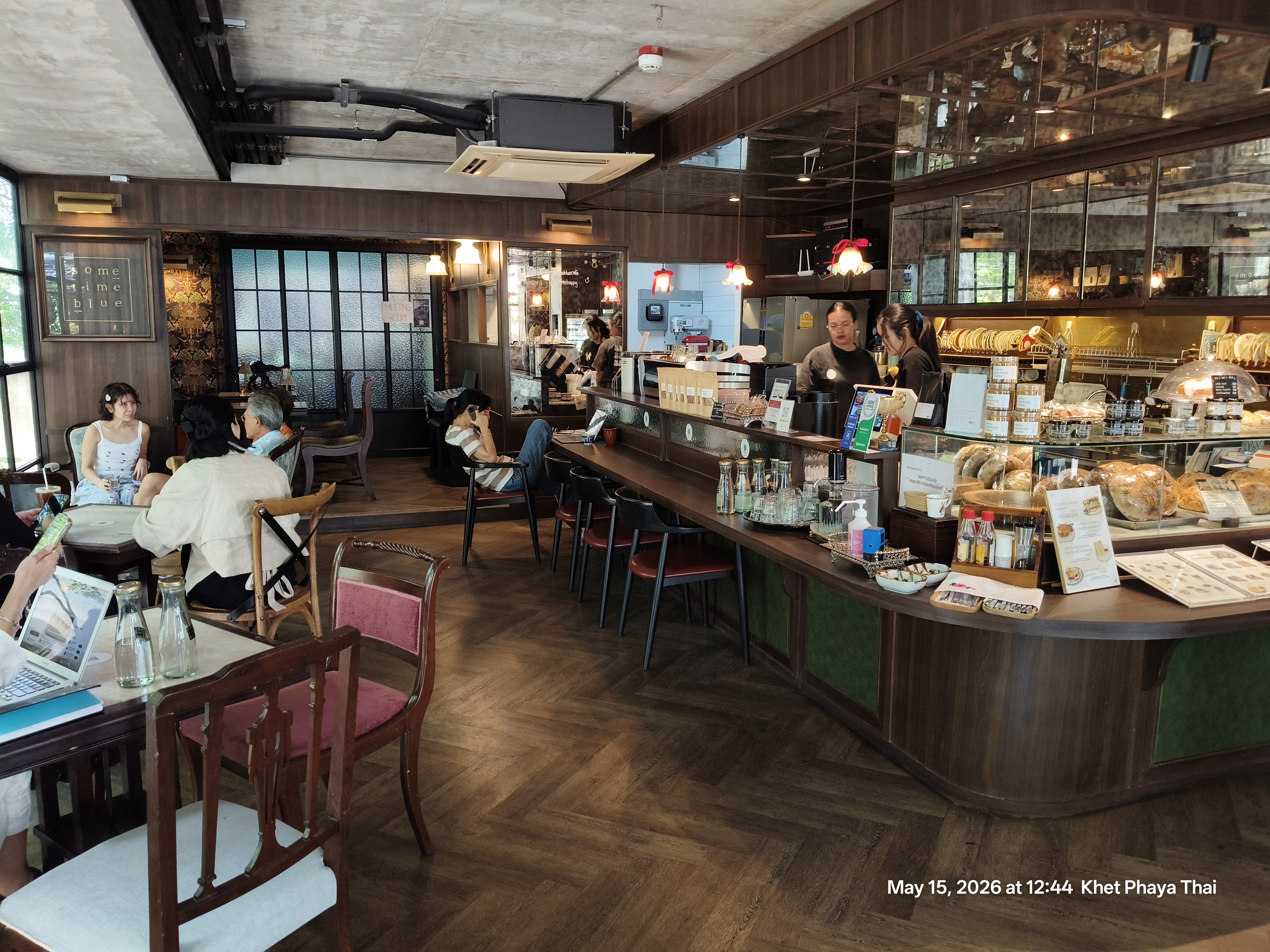 some time blue cafe